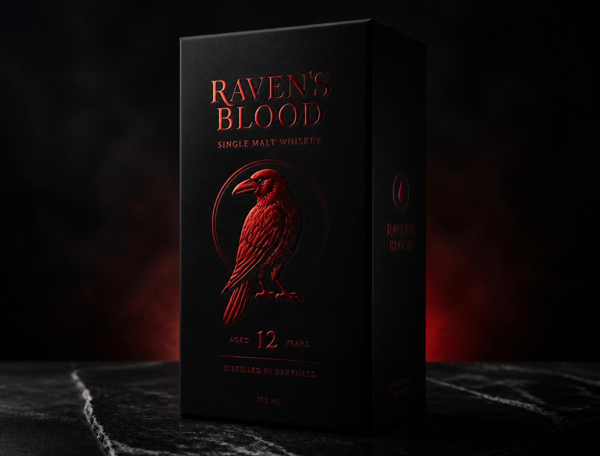 Raven's Blood — Branding & Packaging
